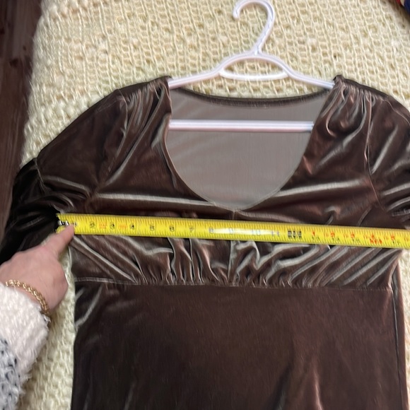 Old navy stretch velvet casual dress - Picture 4 of 4